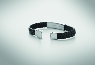 Logotrade corporate gift image of: Braided faux leather bracelet